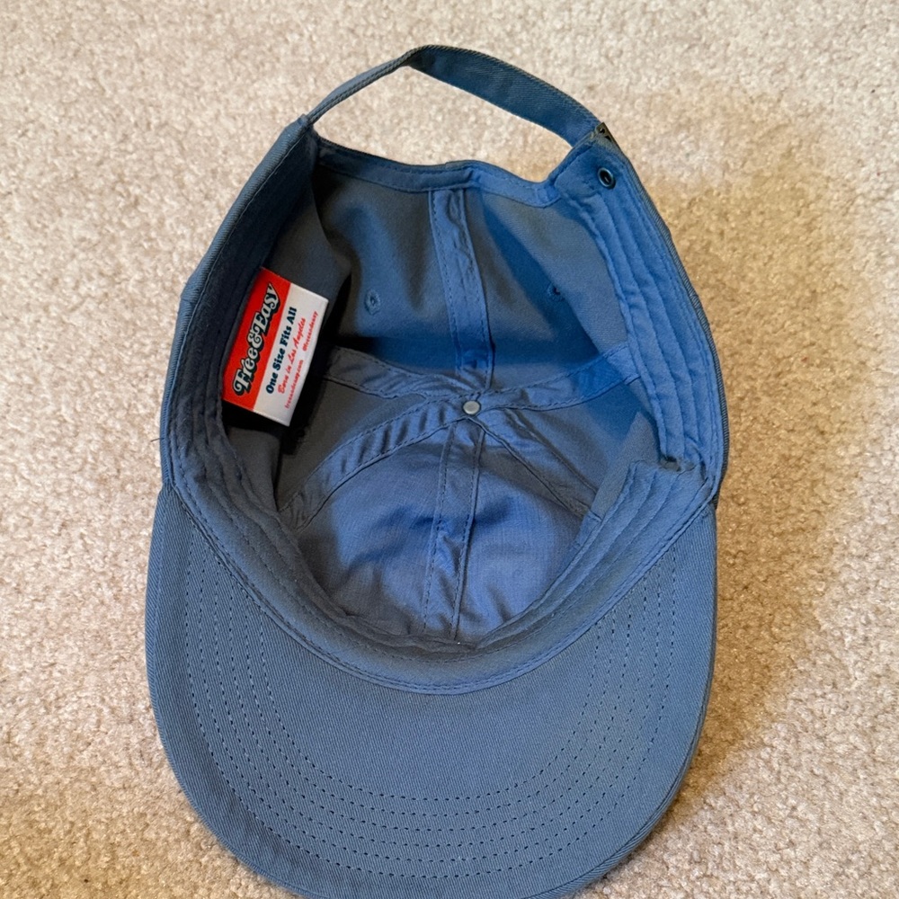 Blue 'Don't Trip' Embroidered Cap - Picture 2 of 3